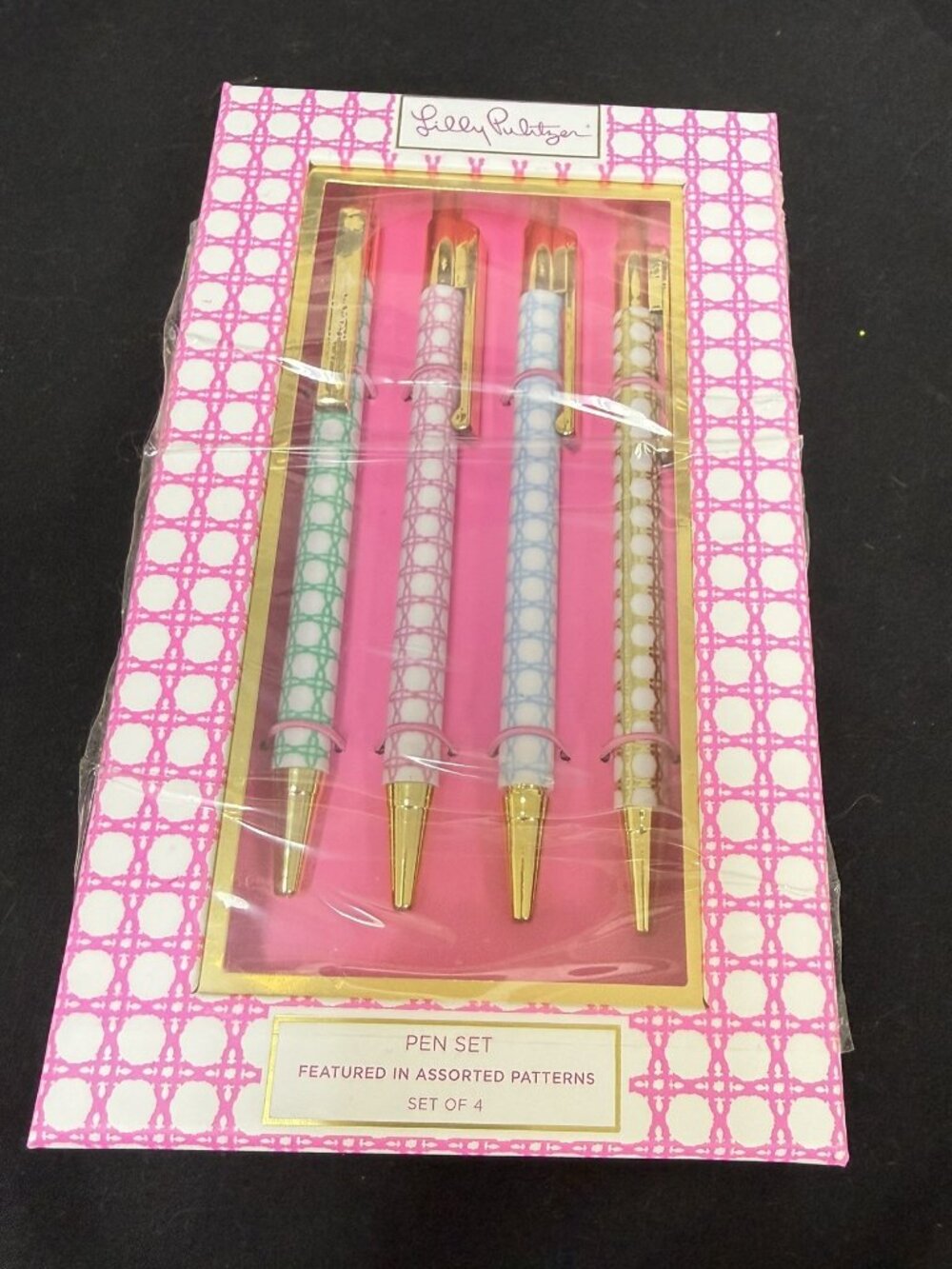 Lilly Pulitzer Retractable Pens - Set of 4 - NWT